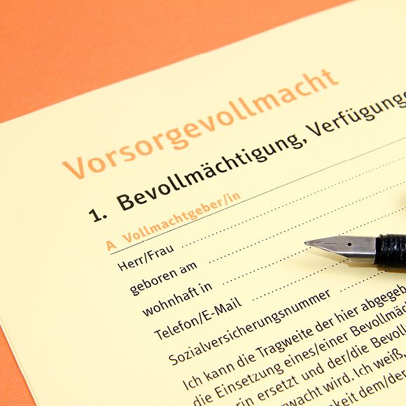 Die Vorsorgevollmacht